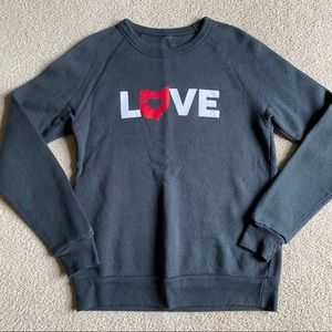 Love Ohio crewneck sweatshirt